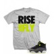 Rise And Fly - Jordan 10 Retro  "Venom Green" T Shirt