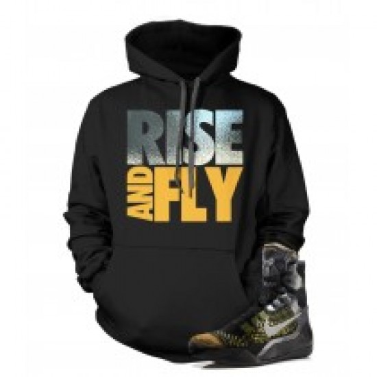 Rise And Fly - Kobe 9 Elite "Inspiration" Silver Foil Hoodie 