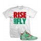 Rise And Fly - LeBron 11 "Mint/Crimson" T Shirt