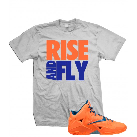 Rise And Fly - LeBron 11 "Orange/Blue" T Shirt