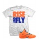 Rise And Fly - LeBron 11 "Orange/Blue" T Shirt