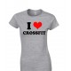 I Love Crossfit Juniors T Shirt  