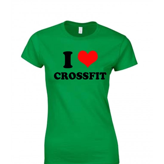 I Love Crossfit Juniors T Shirt  