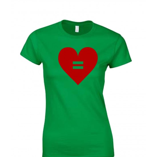Equal Rights Heart Juniors T Shirt