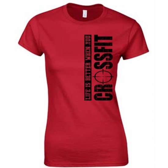 Life Is Better When You CrossFit Juniors T Shirt Black Print