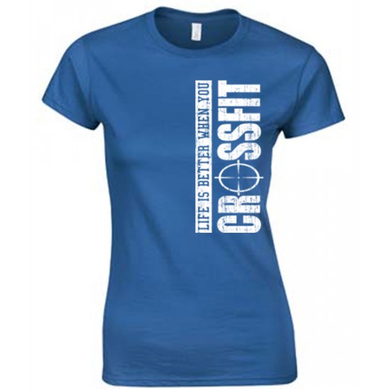 Life Is Better When You CrossFit Juniors T Shirt White Print