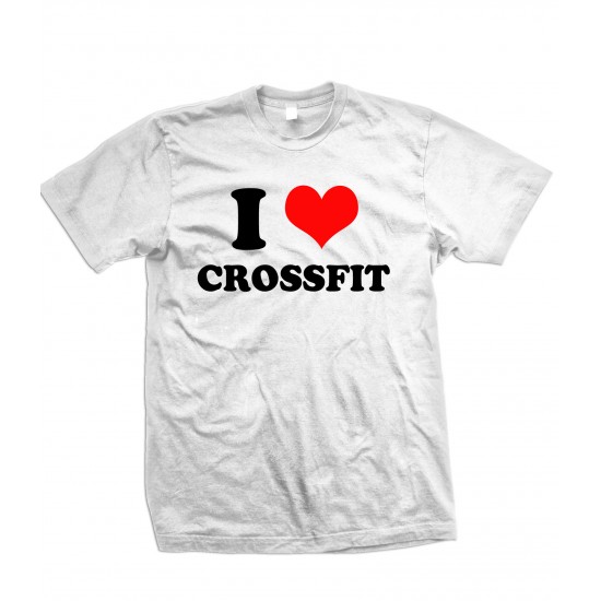 I Love Crossfit T Shirt 