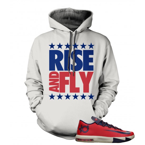 Rise And Fly - Kevin Durant KD 6s Star Spangled Hoodie 