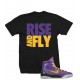 Rise And Fly - Kobe 9 Elite GS "Home Team"  LA Lakers Color T Shirt