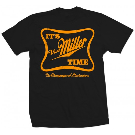 It's Von Miller Time T Shirt Orange Print