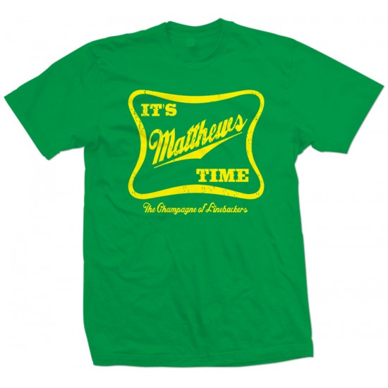 It's Matthews Time T Shirt Yellow Print