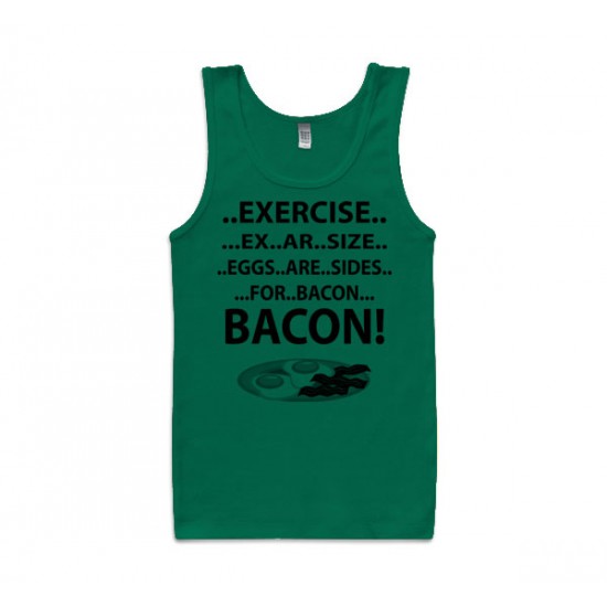Exercise Eggs are Sides for Bacon Tank Top