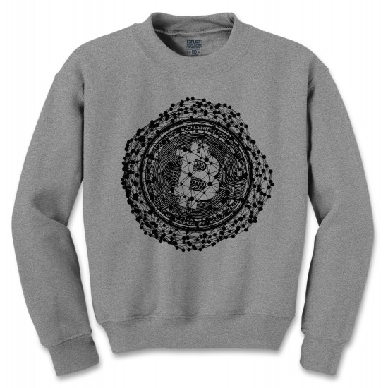Bitcoin Connected Nodes Crew Neck Sweatshirt