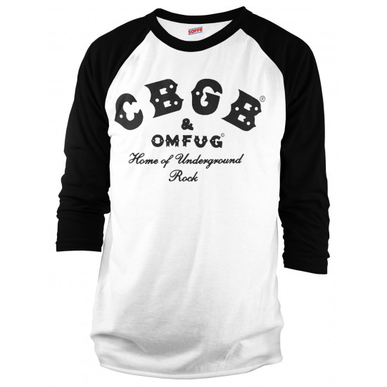 CBGB Raglan Shirt - Black Print