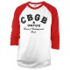 CBGB Raglan Shirt - Black Print