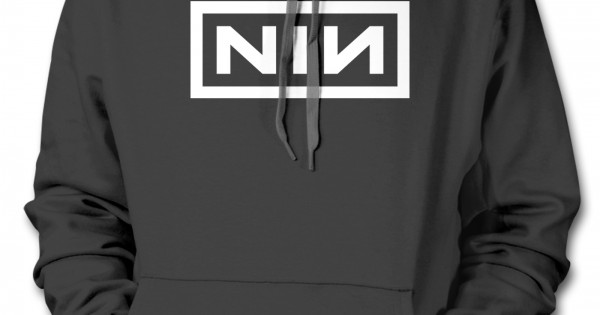 Nine Inch Nails Distorted Text Hoodie  forumiktvasa