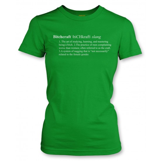 Bitchcraft: A Definition Juniors T Shirt