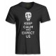 Anonymous Mask Keep Calm and Expect Us  Men's Tri-Blend V Neck