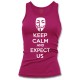 Anonymous Mask Keep Calm and Expect Us Women's Tank Top