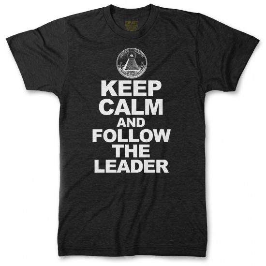 Keep Calm and Follow the Leader Tri-Blend T Shirt