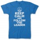 Keep Calm and Follow the Leader Tri-Blend T Shirt