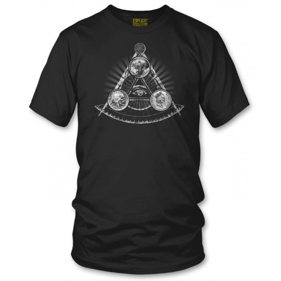 Anti Freemason Spreading Debt and Death T Shirt