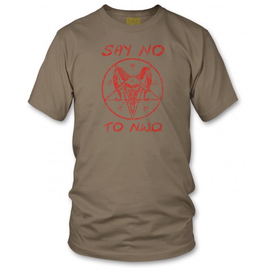 Say No To NWO Pentagram T Shirt