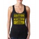 Caution New World Order Ahead Burnout Tank Top