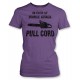 In Case of Zombie Attack Pull Cord Juniors T Shirt