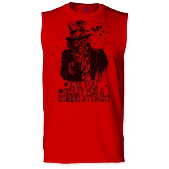 Zombie Uncle Sam Sleeveless T-Shirt