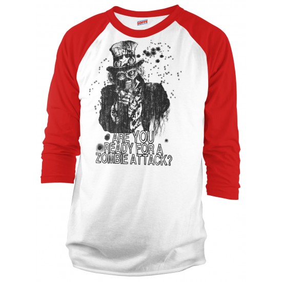 Zombie Uncle Sam Raglan Shirt