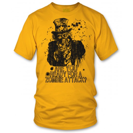 Zombie Uncle Sam T Shirt