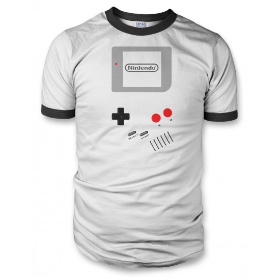 Nintendo Game Boy Halloween Costume Men's Ringer T Shirt