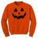 Pumpkin Face Halloween Costume Crewneck Sweatshirt