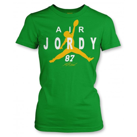 Air Jordy Nelson Green Bay Packers Juniors T Shirt
