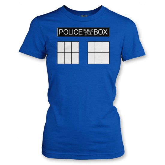 Doctor Who's Police Box Tardis Juniors T Shirt