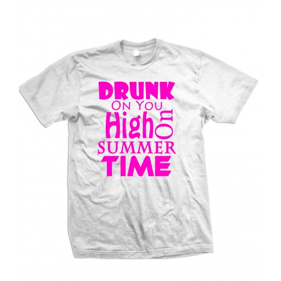 A little drunk on you and high on summertime shirt Drunk On You High On Summertime T Shirt Yo8 Jz210 Explicit Clothing