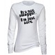 It's Not Swagger I'm Just Sore Juniors Long Sleeve T Shirt