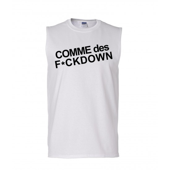 Comme Des F*CKDOWN Sleeveless T-Shirt