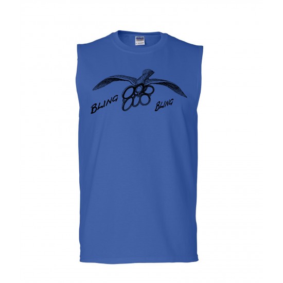 Bling Bling Seagull Sleeveless T-Shirt
