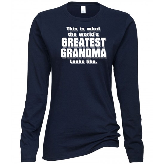 What The Worlds GREATEST NANA Looks Like T-shirt Grandma Crew Sweatshirt