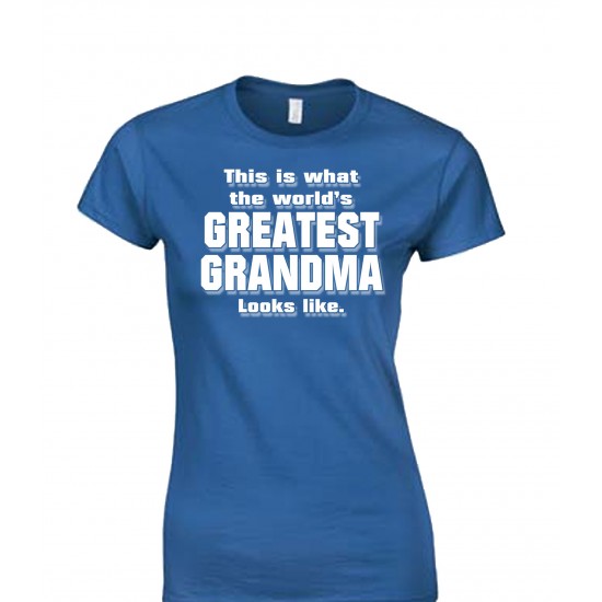 World's Greatest Grandma Juniors T Shirt