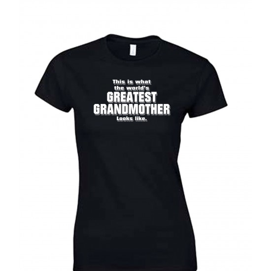 World's Greatest Grandmother Juniors T Shirt