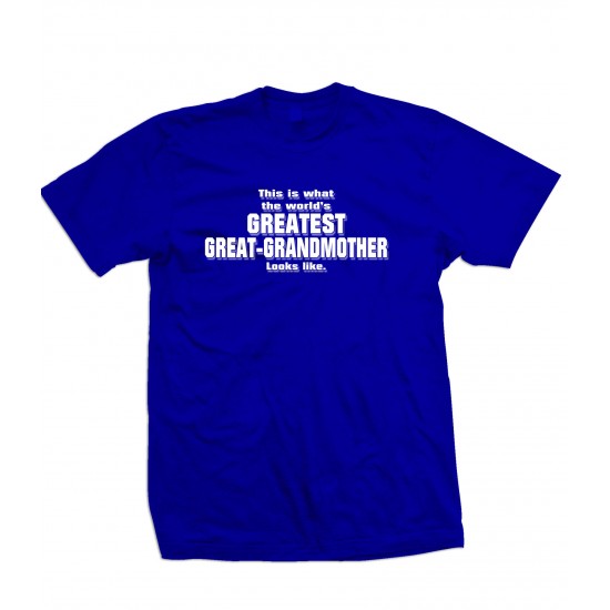 World's Greatest Great Grandmother T Shirt