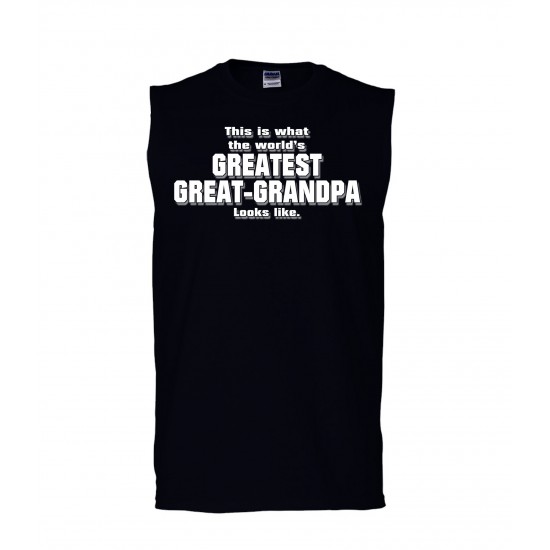 World's Greatest Great Grandpa Sleeveless T-Shirt