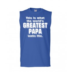 TooLoud Worlds Greatest Father Muscle Shirt