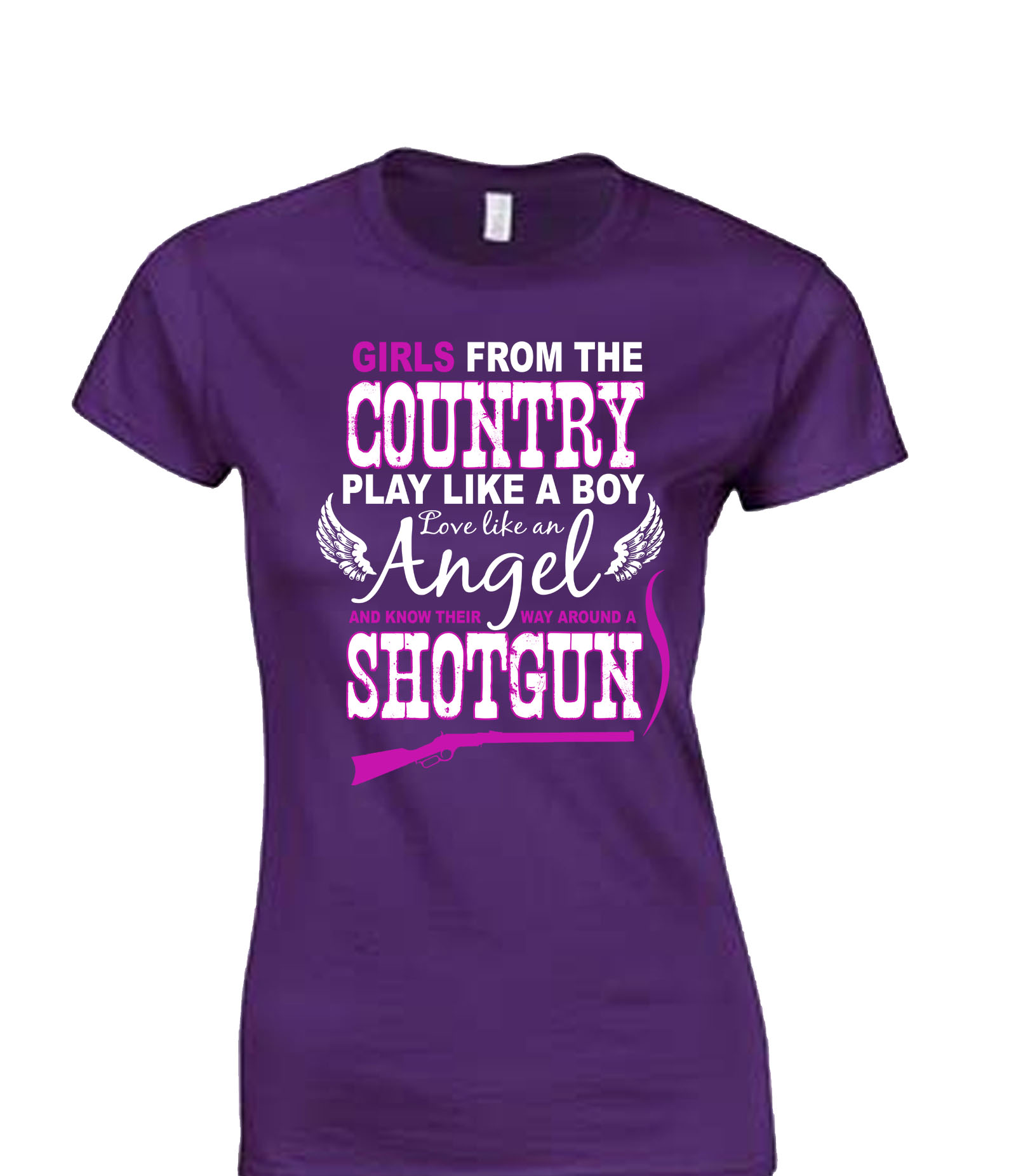 Hunting Fishing & Country Music For Country Girls Graphic T-Shirt for Sale  by ThreadsNouveau