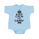 Keep Calm and Carry Me Onesie