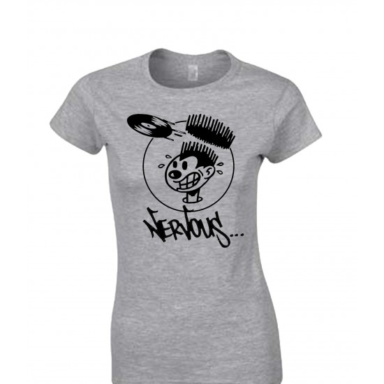 Nervous Records Juniors T Shirt