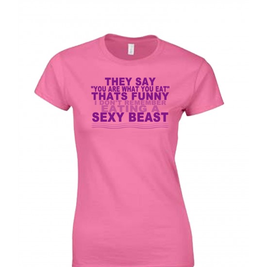 I Don't Remember Eating A Sexy Beast Juniors T Shirt
